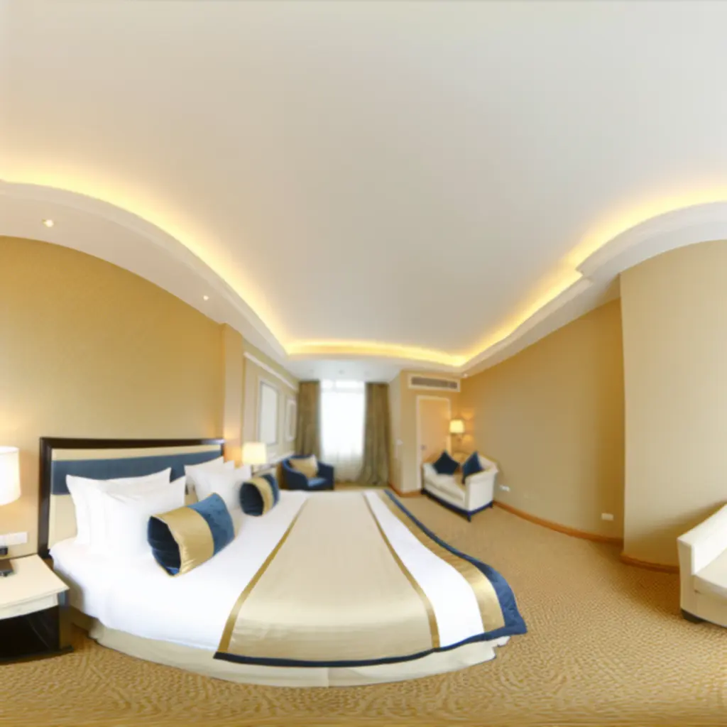 Przytulny, elegancki pokój hotelowy w StayFlowCenter