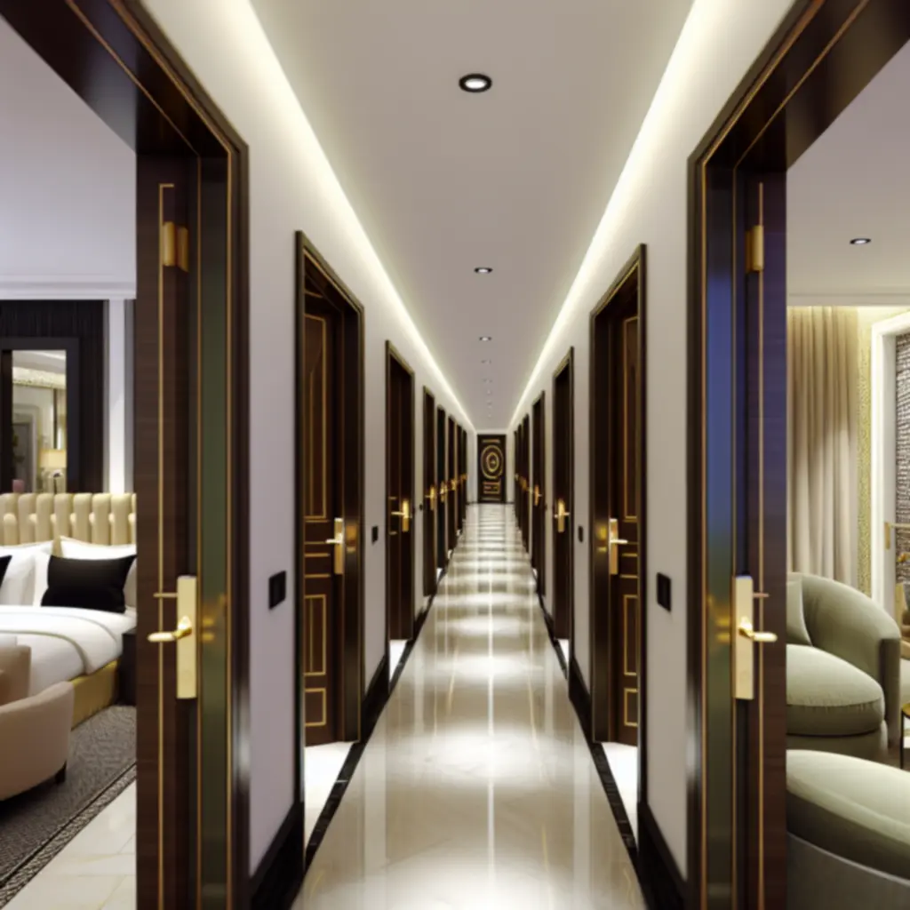 Przegląd eleganckich suit hotelowych z przestronną strefą dzienną i sypialną